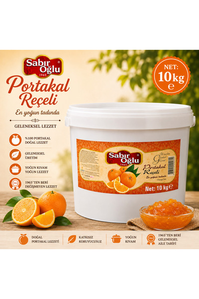 SABIROĞLU 10 Kg Reçel Pls Kova Portakal