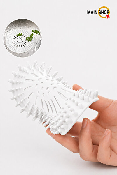 MAİN SHOP Silikon Lavabo Ve Küvet Tıkacı Yuvarlak Süzgeç Banyo Tıpa Banyo Süz...
