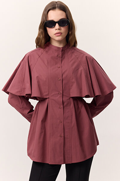 Manuka Design Shirt with Capes Dried Rose