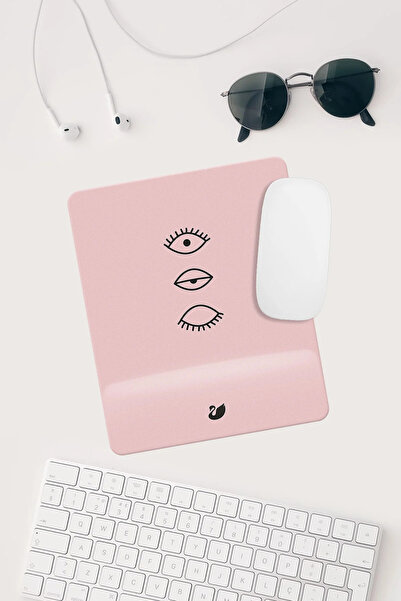Mincanas Bilek Destekli Dikdörtgen Mouse Pad Mouse Altlığı