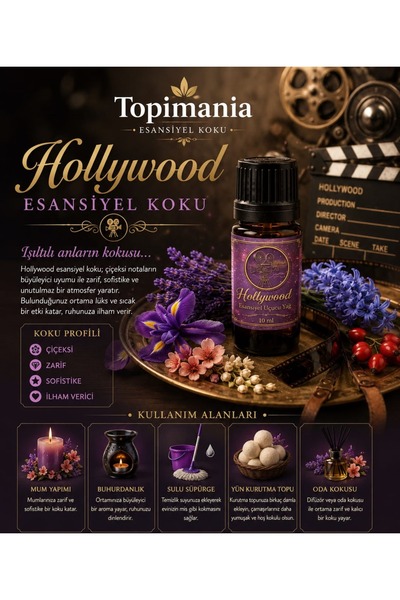 Topimania Yün Kurutma Topları Hollywood -10 Ml-1 Adet-çamaşır Yün Kurutma Top...
