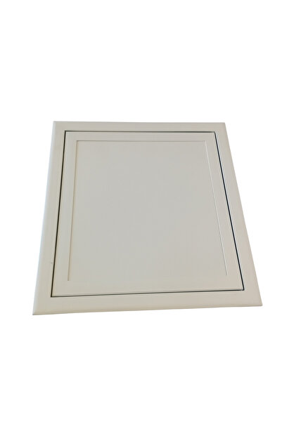 KAZİNİ 50x50 ALÜMİNYUM LEVHALI MÜDAHALE KAPAĞI ÇITÇITLI BEYAZ