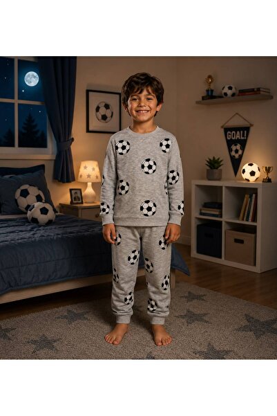 Fil Kids Set de pijamale de iarnă cu mâneci lungi pentru băieți, din bumbac, ...