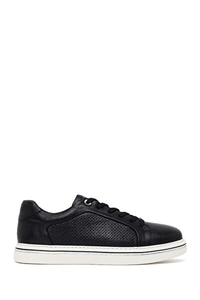 Derimod Men's Black Lace-Up Leather Sneaker 26Sfd676018