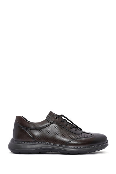Derimod Pantofi casual maro din piele cu șireturi pentru bărbați 25SFD 694718