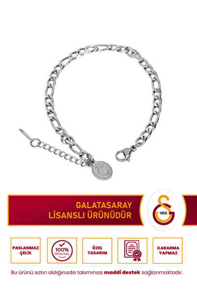 Galatasaray GS EZME ÇELİK BİLEKLİK