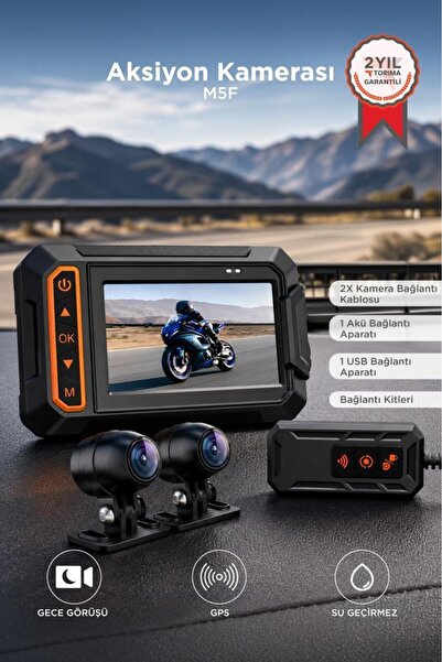 Torima Aksiyon Kamerası Ultra Hd Wifi Panaromik Gözetleme Motorsiklet Kameras...