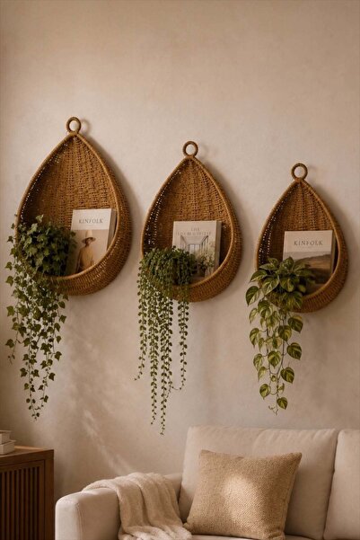Bayev Favorite 9203 Ghiveci decorativ suspendabil pentru flori, tricotat din ...