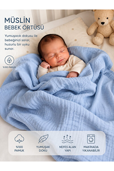 Muslin bebek örtüsü