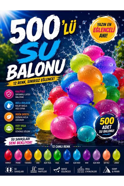Genel Markalar Su Balonu 500 Lü Paket