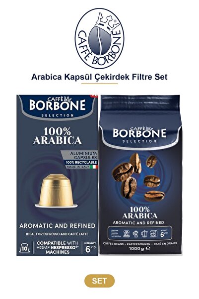 Caffe Borbone مجموعة فلاتر كبسولات القهوة أرابيكا من كافيه بوربون - متوافقة م...
