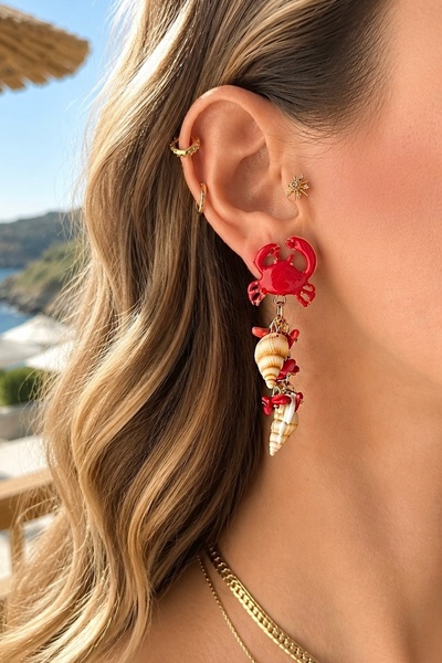 Okko Store Steel Marin Series Earrings