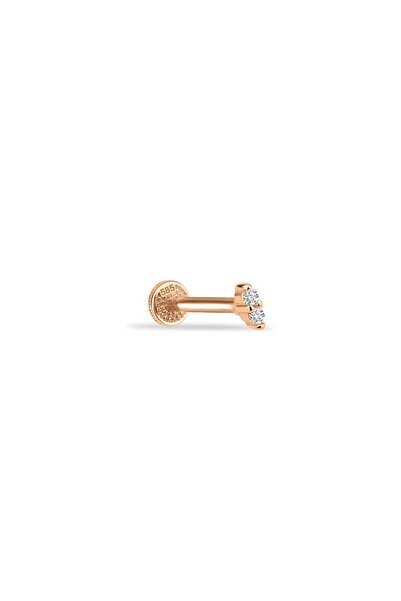 Cherry by Özkonak İki Taşlı Minimal Tragus Piercing