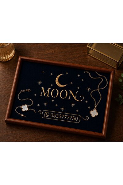 HAROUF AL-NASIJ Velvet Jewelry Tray with Name Written - Personalized Embroide...