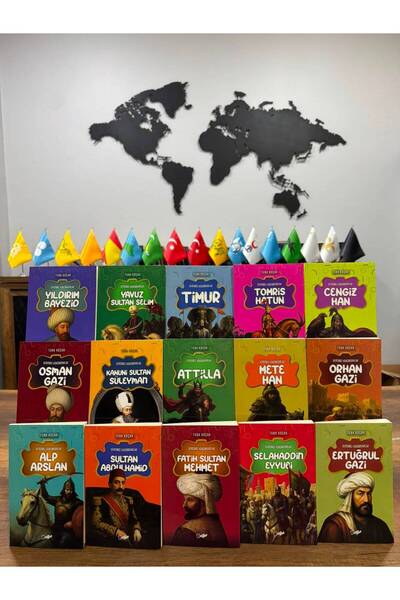 Lopus Yayınları Dersimiz Hükümdarlar - 15 Kitap Çocuk Tarih Seti