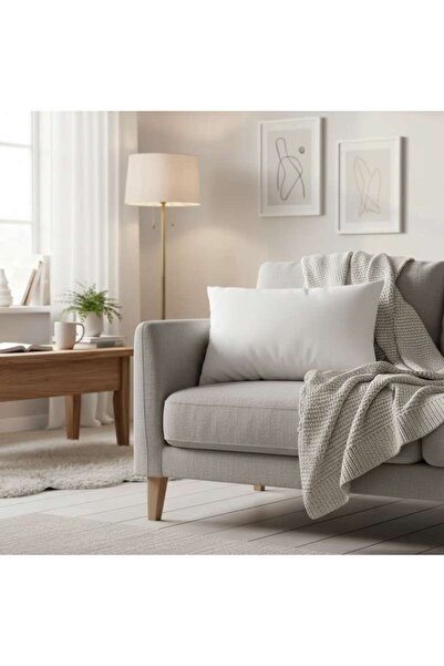 PAN HOME وسادة مايكرو يومية مقاس 40×60 سم - بيضاء
