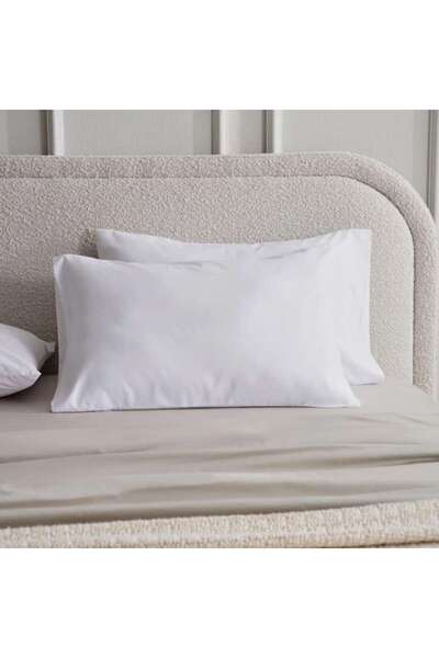 PAN HOME Essential 2-piece Solid Pillow Case Set 50x75cm - White