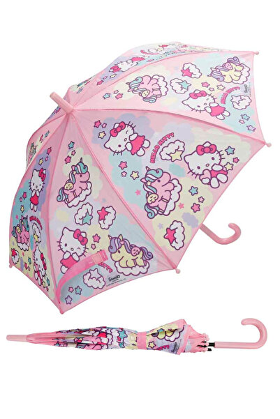 TOYFEST Hello Kitty Çocuk Şemsiyesi - Lisanslı Şemsiye - 45 Cm
