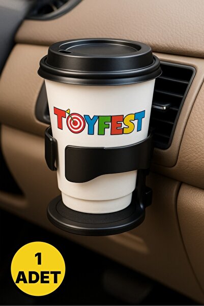 TOYFEST 2 Τεμάχια - Ποτηροθήκη Αυτοκινήτου - Τασάκι Αυτοκινήτου & Θήκη Ποτηρι...