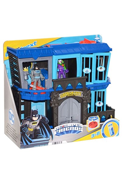 mattel Grck Hhp81 Imaginext، مجموعة ألعاب سجن غوثام، أصدقاء دي سي سوبر Efsn