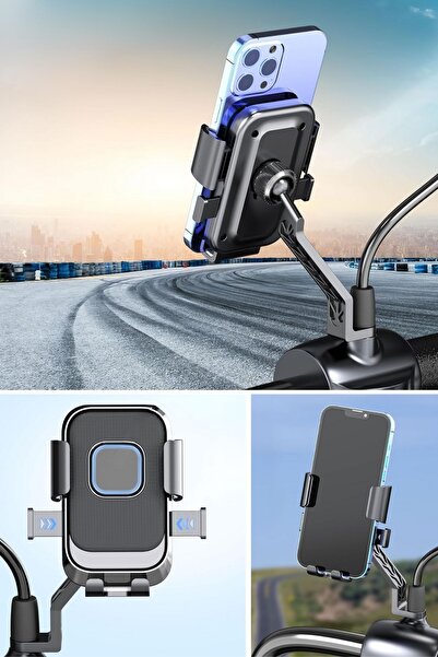 Buffer ® Motor,Motosiklet,Bisiklet ,Scooter İçin 360 Derece Dönebilen Dikiz A...