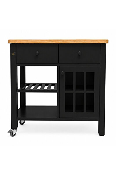 Dipole Furniture Mate Mat Lake Siyah (RAL-9005) Servant Mobilyası
