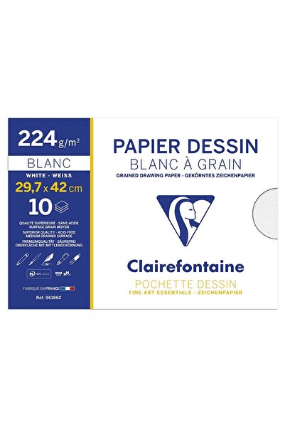 Clairefontaine Хартия за рисуване A3, 10 листа,