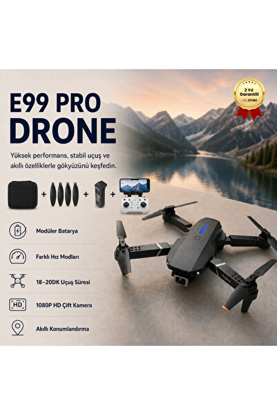 hızlı store E99 PRO Yarış Drone ile 1080P HD Çift Kamera Profesyonel Uzun Mes...