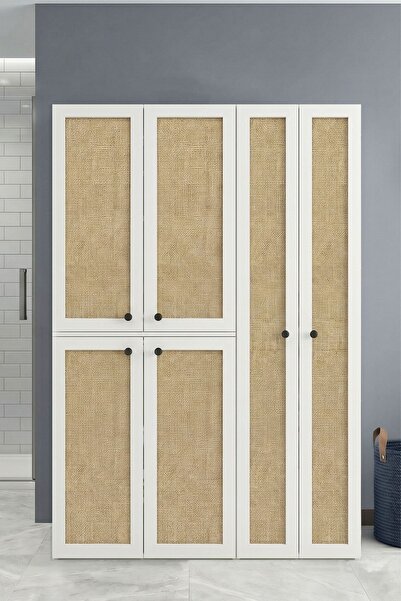 Kenzlife çamaşır-kurutma makinesi dolabı yaromira sol mat beyaz 180*120*64 ju...