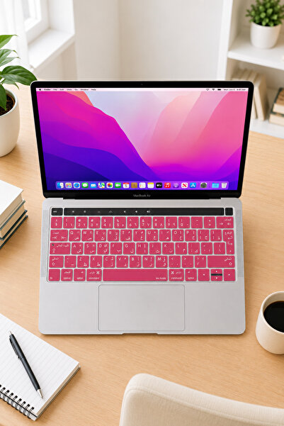 Mcstorey Arabic Keyboard Cover Compatible with MacBook Pro Case Keyboard Prot...