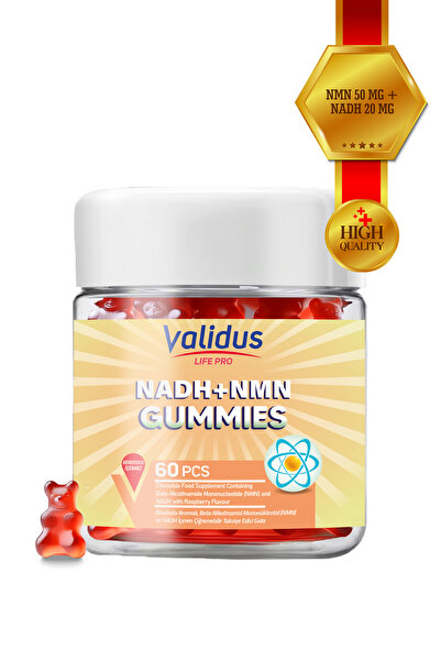 Validus Nmn 50 mg nadh 20 mg 60 gummies