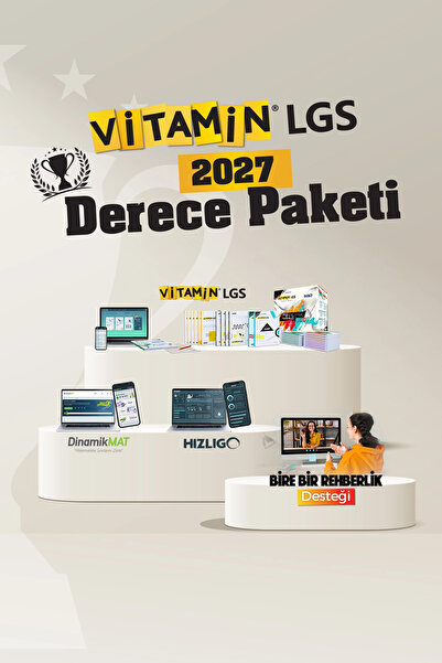 Vitamin LGS 2026 Derece Paketi I 28 Soru Bankası I 13 Deneme Sınavı I 16.000 ...