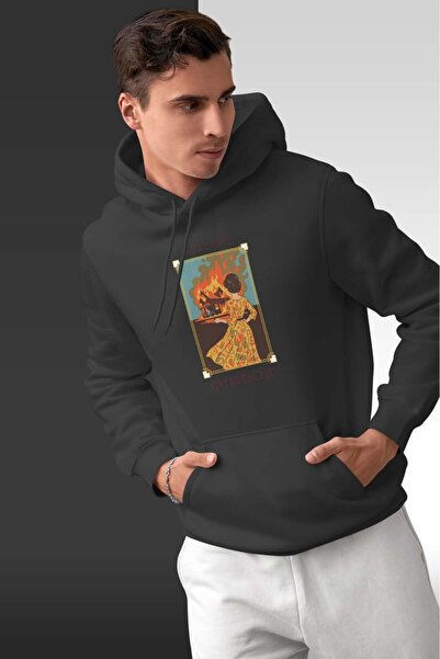 buzagi tasarım ürünleri Overreact Oversize Hooded Unisex Sweatshirt