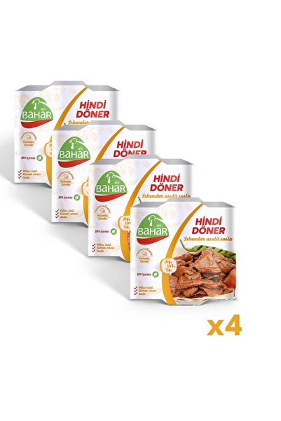 Bahar Hindi Pişmiş Hindi İskender Soslu Döner 160 g x 4 Adet