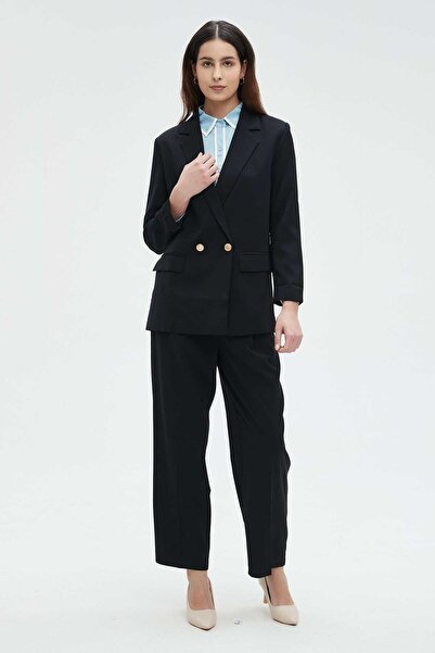 Nichii Women's Solid Long Trousers