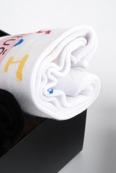 Aytuğ Women's Bamboo 4 Pairs Special Boxed Socks Multi-Colored