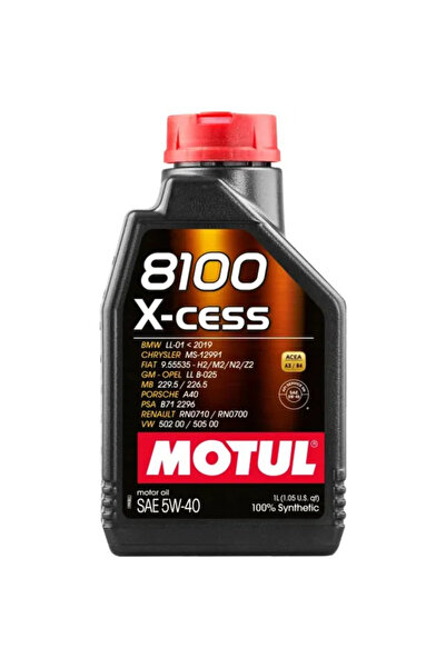 Motul 8100 X-cess 5W40 моторно масло 1 л