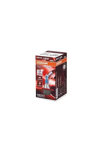 Osram Bec auto cu halogen Night Breaker Laser Next Generation H11 12V 55W