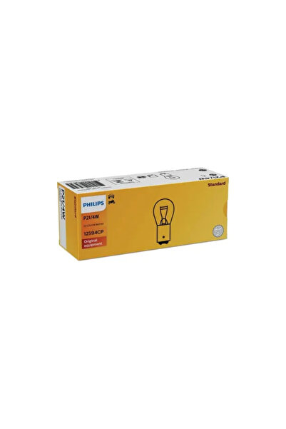Philips Комплект от 10 броя Vision P21/4W 21/4W 12V 12594CP халогенна автомоб...