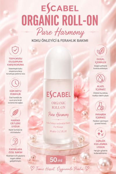 Escabel PURE HARMONY ORGANİK ROLL ON