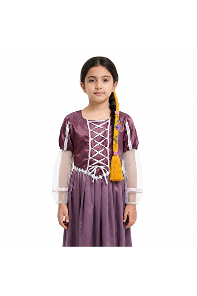 joyland Joy Land Girls' Rapunzel Cosplay Dress - Flower Embroidered Princess ...