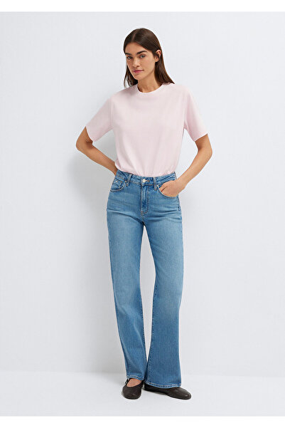 Mavi Pink Basic T-Shirt Loose Fit / Comfortable Loose Cut 1613820-89200