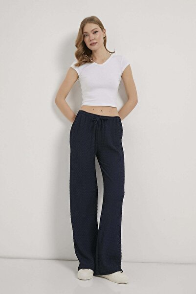 Arma Life Armalife 26785 women's trousers with waist tie detail Textured