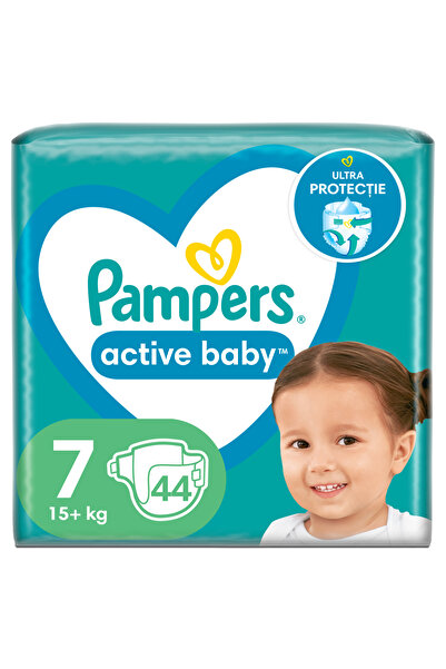 Pampers Scutece Active Baby Marimea 7, 15+ kg, 44 buc