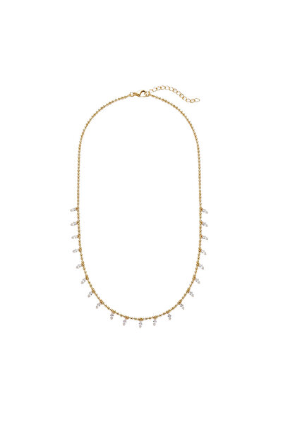 Charmist Steel Crystall Rain Necklace