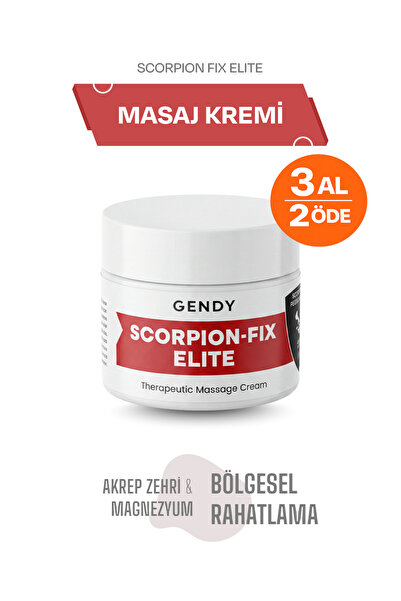 GENDY Scorpion Fix Elite - Akrep Zehri & Magnezyum - Rahatlatıcı ve Ağrı Gide...