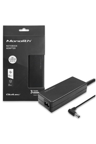 Qoltec Adaptor de alimentare pentru monitor LG 40W | 19V | 6.5*4.4 | +cablu d...