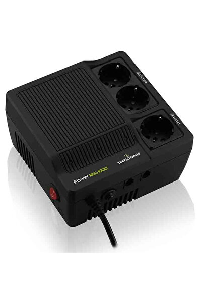 Tecnoware Stabilizator electronic Power Reg 1000 VA (800 W) 3× Schuko ±6% reg...
