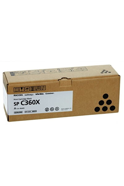 Ricoh High capacity black toner cartridge (408250, SPC360X)