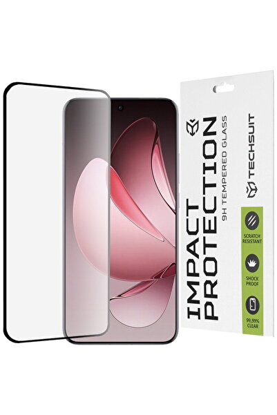Techsuit Folie pentru Oppo Reno13 Pro - 111D Full Cover / Sticlă cu adeziv in...